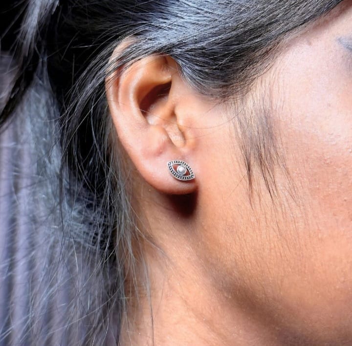 Evil Eye Stud Earring