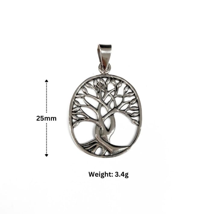 Oval Tree Of Life Pendent