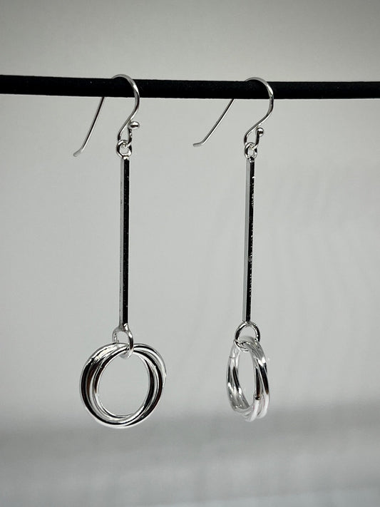 Intertwined Drop Earring