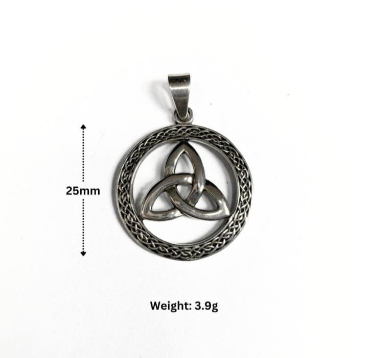Circle Trinite Celtic Knot Pendent