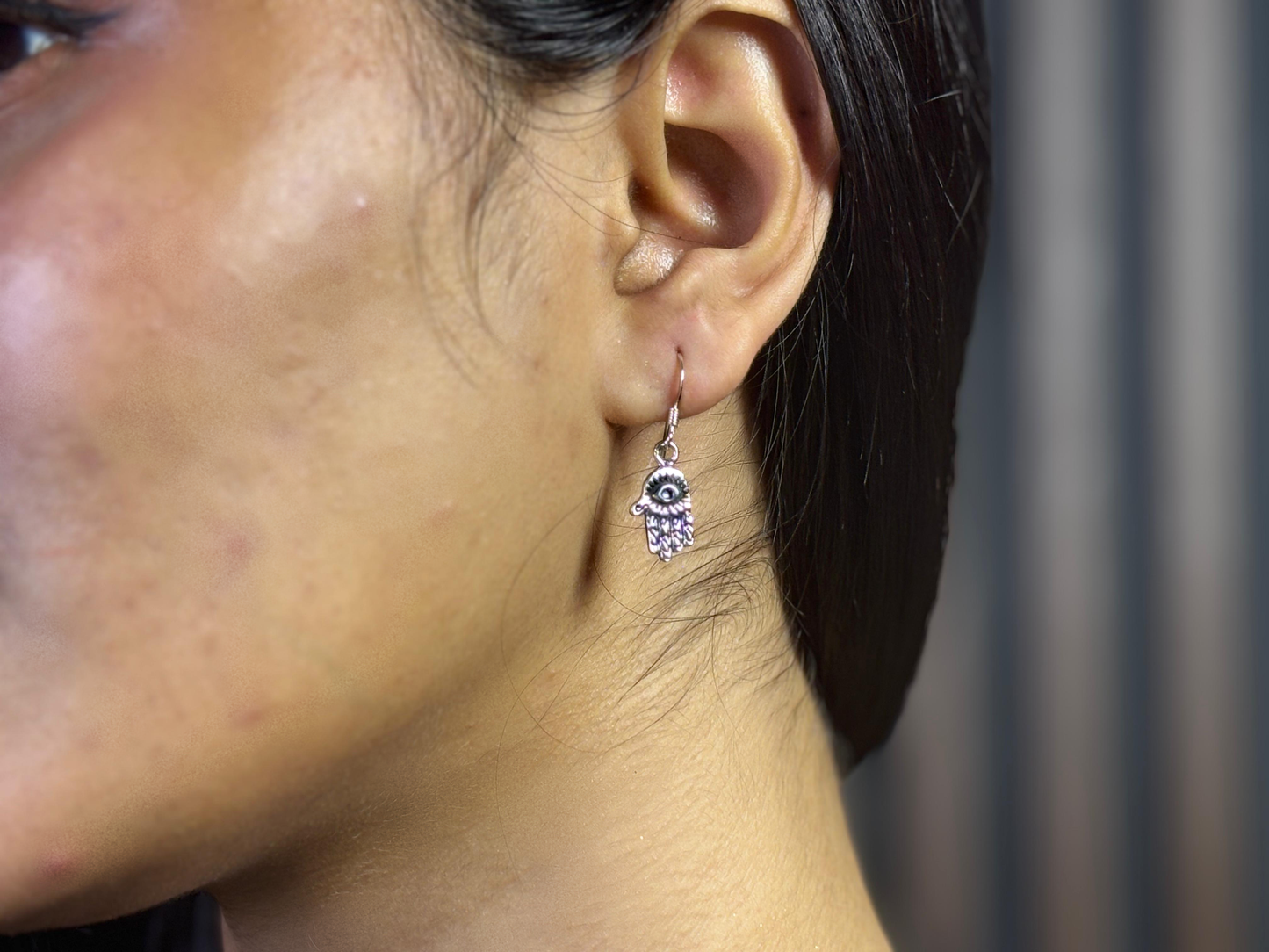 Hamsa Earring